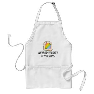 Neurodiversiteit Is Mijn Jam Regenboog Toast Standaard Schort
