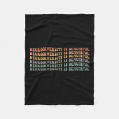 Neurodiversiteit is mooi - Autisme Bewustzijn Fleece Deken (Voorkant)