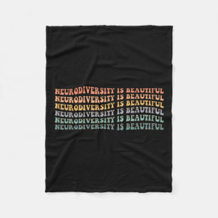 Neurodiversiteit is mooi - Autisme Bewustzijn Fleece Deken