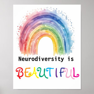 Neurodiversiteit is mooi, poster