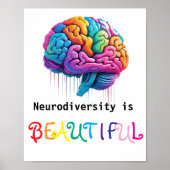 Neurodiversiteit is mooi, poster (Voorkant)