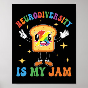 Neurodiversiteit is My-Jam Autism Awareness Specia Poster