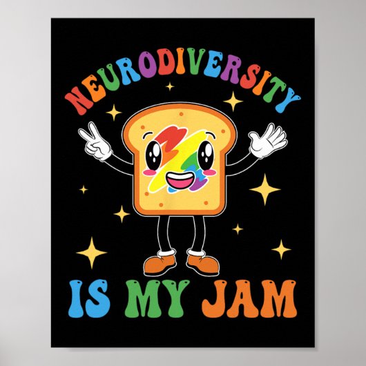 Neurodiversiteit is My-Jam Autism Awareness Specia Poster (Voorkant)