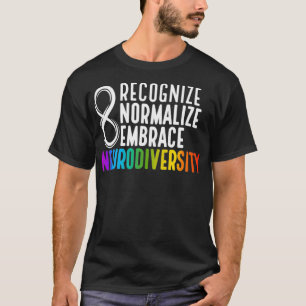 Neurodiversiteit is prachtig, neurodivergerend t-shirt