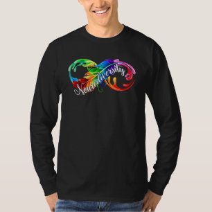 Neurodiversiteit is prachtig oneindigheid autisme  t-shirt
