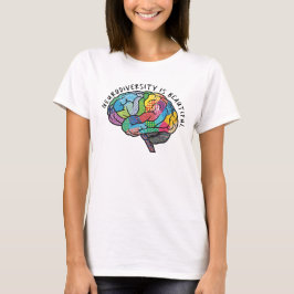 Neurodiversiteit is prachtig regenbooghersenautism t-shirt