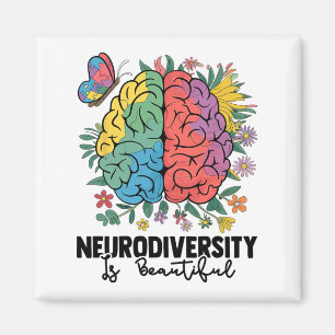 Neurodiversiteit is prachtig snelheid ADHD Autisme Magneet