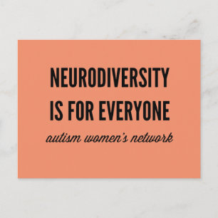 Neurodiversiteit is voor iedereen Briefkaart