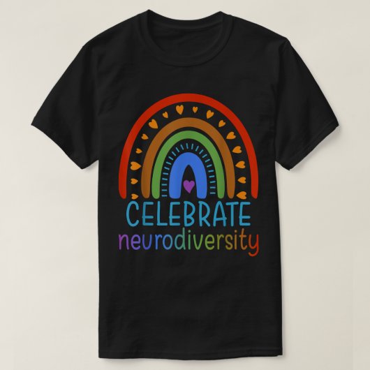 Neurodiversiteit Mental Health Autism Awareness 58 T-shirt (Design voorkant)