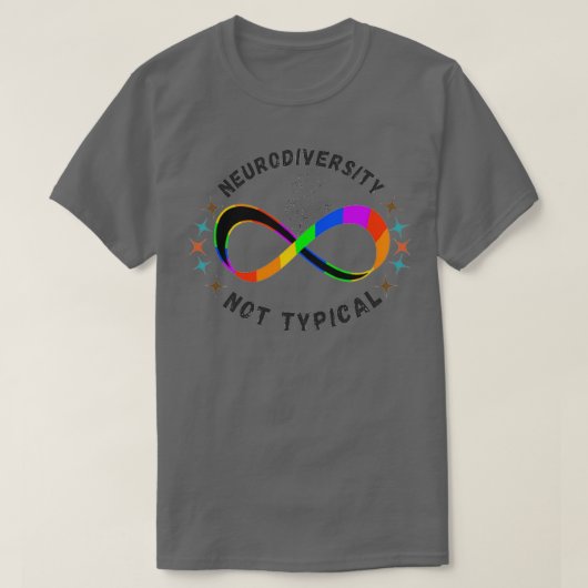 Neurodiversiteit niet actueel 1 t-shirt (Design voorkant)