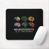 Neurodiversiteit - Omhels ADHD Autisme Bewustzijn Muismat (Met muis)