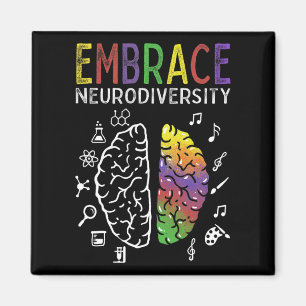 Neurodiversiteit Omhels ADHD Autisme en hersenen Magneet