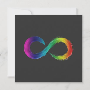 Neurodiversiteit Oneindigheid Logo kaart 
