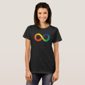 Neurodiversiteit Oneindigheidssymbool Spectrum Aut T-shirt (Voorkant volledig)