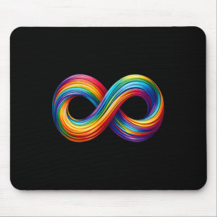 Neurodiversiteit Oneindigheidsteken Regenboogsymbo Muismat
