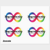 Neurodiversiteit Ovale Sticker (Vel)