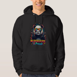 Neurodiversiteit Panda Autisme Bewustzijn Maand Hoodie