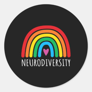 Neurodiversiteit Rainbow Autisme Awareness Maand M Ronde Sticker