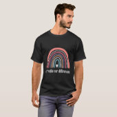 Neurodiversiteit Rainbow Autisme Neurodiverent ADH T-shirt (Voorkant volledig)