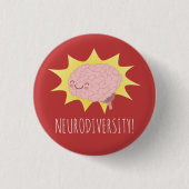Neurodiversiteit! Ronde Button 3,2 Cm (Voorkant)