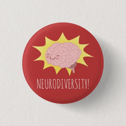 Neurodiversiteit! Ronde Button 3,2 Cm (Voorkant)