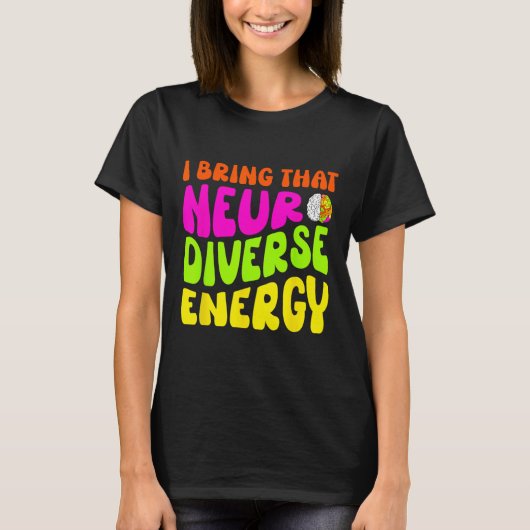Neurodiversiteit Shirt Autisme ADHD ASS Neurodiver (Voorkant)