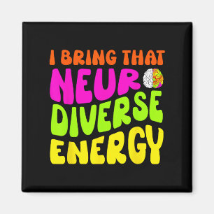 Neurodiversiteit Shirt Autisme ADHD ASS Neurodiver Magneet