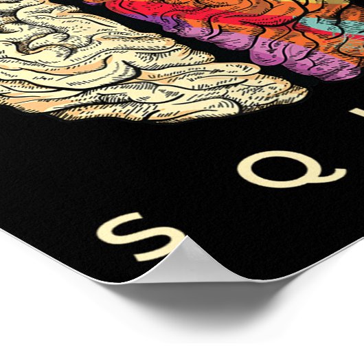 Neurodiversiteit Shirt Autisme Spectrum ASS ADHD Poster (Hoek)