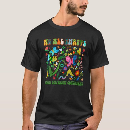 Neurodiversiteit Snelheid We gedijen allemaal onde T-shirt (Voorkant)