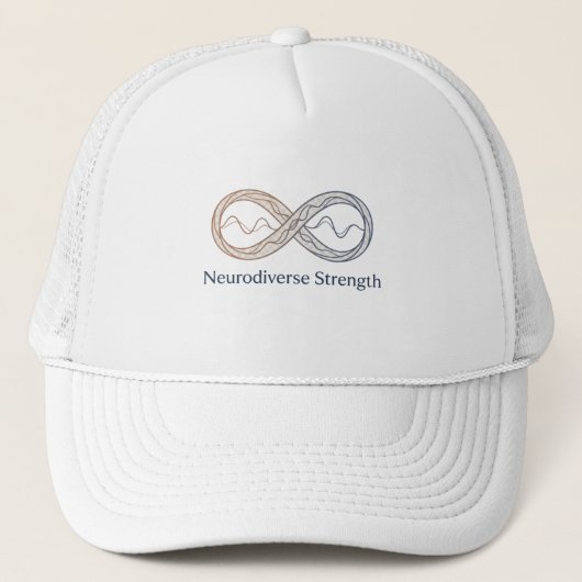 Neurodiversiteit Sterkte Oneindigheidssymbool Mini Trucker Pet (Voorkant)