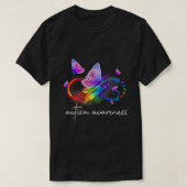 Neurodiversiteit Symbool Rainbow Infinity Autisme  T-shirt (Design voorkant)