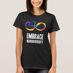 Neurodiversiteit Symbool Regenboog Oneindigheid Au T-shirt