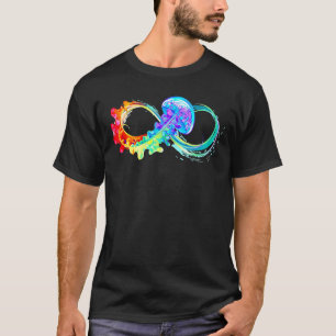 Neurodiversiteit Symbool Regenboog Oneindigheid Au T-shirt
