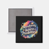 Neurodiversiteit Universum van mogelijkheden in de Magneet (Voorkant / Achterkant)