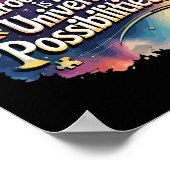 Neurodiversiteit Universum van mogelijkheden in de Poster (Hoek)