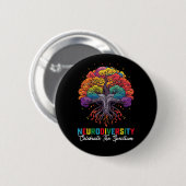 Neurodiversiteit Vier Het Autisme Spectrum Ronde Button 5,7 Cm (Voorkant /achterkant)
