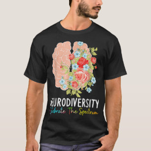 Neurodiversiteit vieren het spectrum ADHD brein A T-shirt