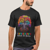 Neurodiversiteit vieren het spectrum autisme t-shirt (Voorkant)
