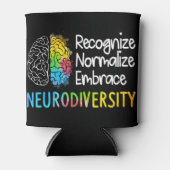 Neurodiversiteit, vieren het spectrum. De hersenen Blikjeskoeler (Voorkant)