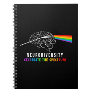 Neurodiversiteit, vieren het spectrum. De hersenen Notitieboek