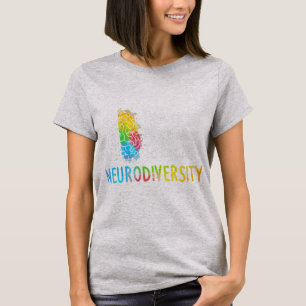 Neurodiversiteit, vieren het spectrum. De hersenen T-shirt