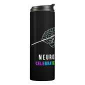 Neurodiversiteit, vieren het spectrum. De hersenen Thermosbeker (Gedraaid links)