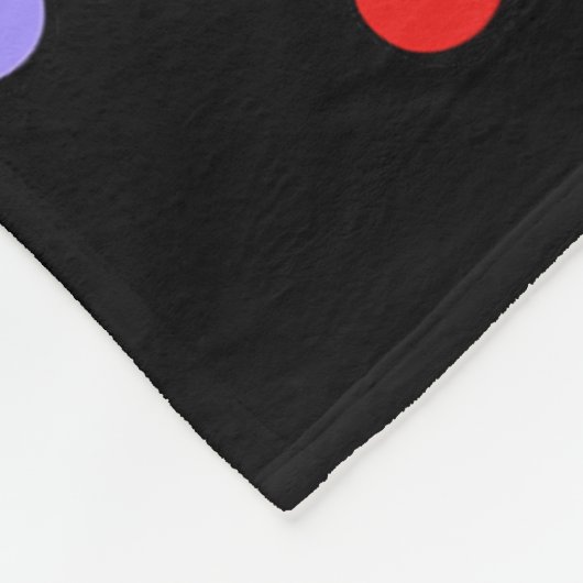 Neurodiversiteit vieren het spectrum - hersenautis fleece deken (Hoek)