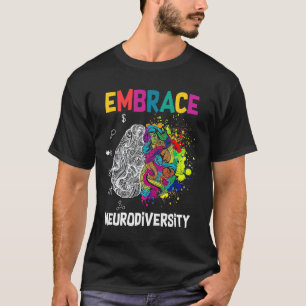 Neurodiversiteit vieren het spectrum - hersenautis t-shirt