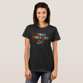 Neurodiversiteit vieren het spectrum in april t-shirt (Voorkant volledig)
