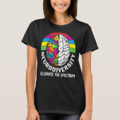 Neurodiversiteit vieren het spectrum t-shirt (Voorkant)