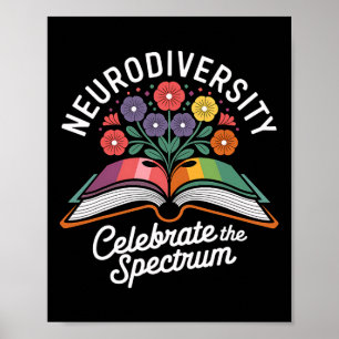 Neurodiversiteit vieren het spectrum van autisme poster