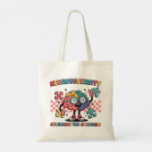 Neurodiversiteit viert de Spectrum Brain Puzzle Tote Bag (Achterkant)