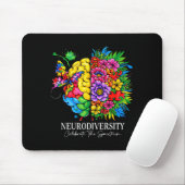 Neurodiversiteit viert het spectrum muismat (Met muis)