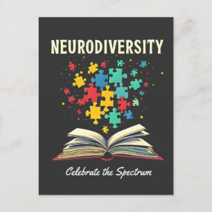 Neurodiversiteit viert het Spectrumboek Autisme Briefkaart